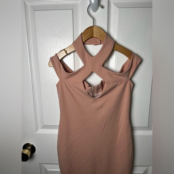 Nookie Hollywood Midi Dress In Blush M - Picture 4 of 9